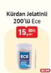 ECE KÜRDAN JELATİNLİ 200'LÜ ECE KÜRDAN JELATİNLİ 200'LÜ